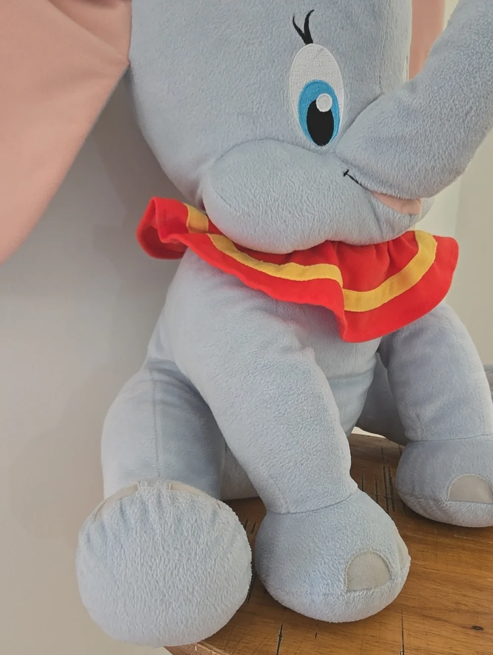 Disney Fisher Price Vintage 2001 Jumbo Dumbo Elephant Large Plush